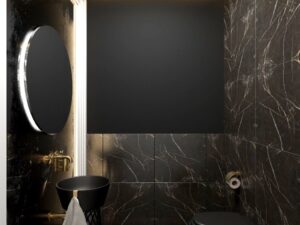 Realizacja sztukaterii listwy ścienne w łazience